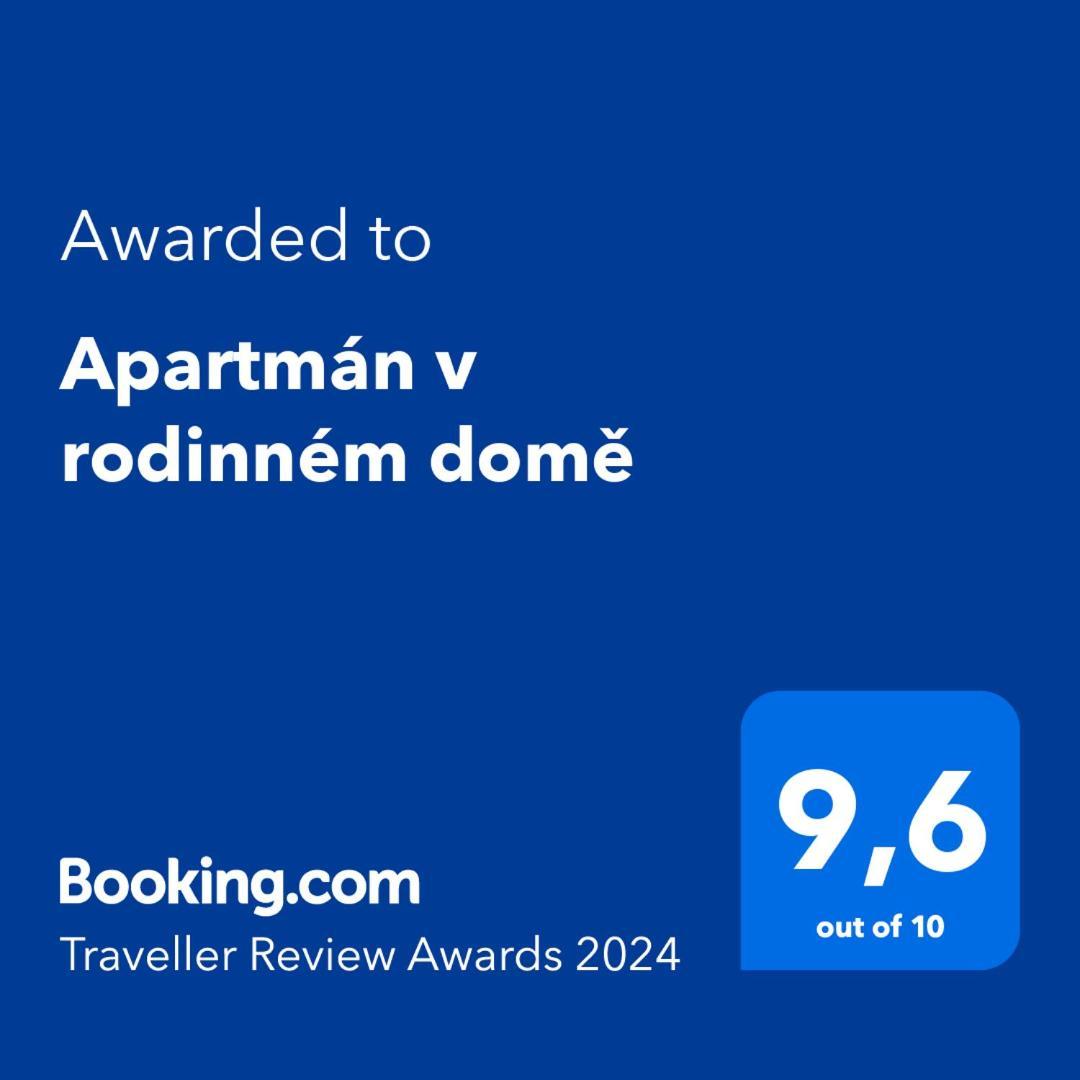 Apartman V Rodinnem Dome Jaroměř 외부 사진